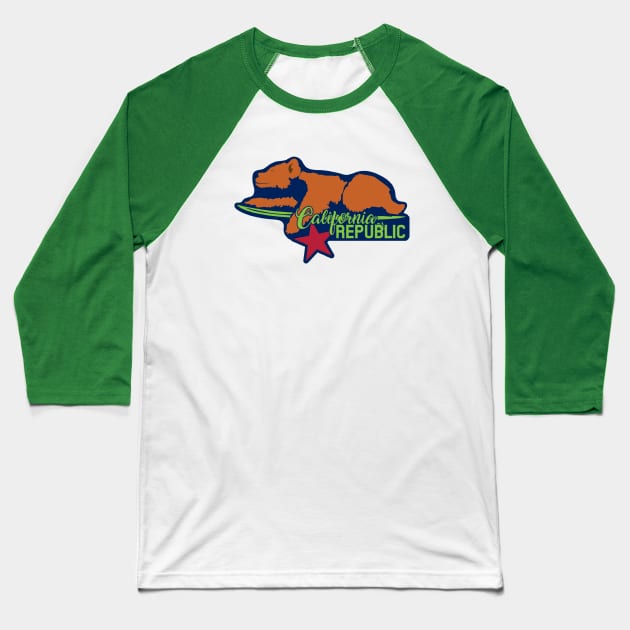 California Dreaming Baseball T-Shirt by Purgatory Mercantile